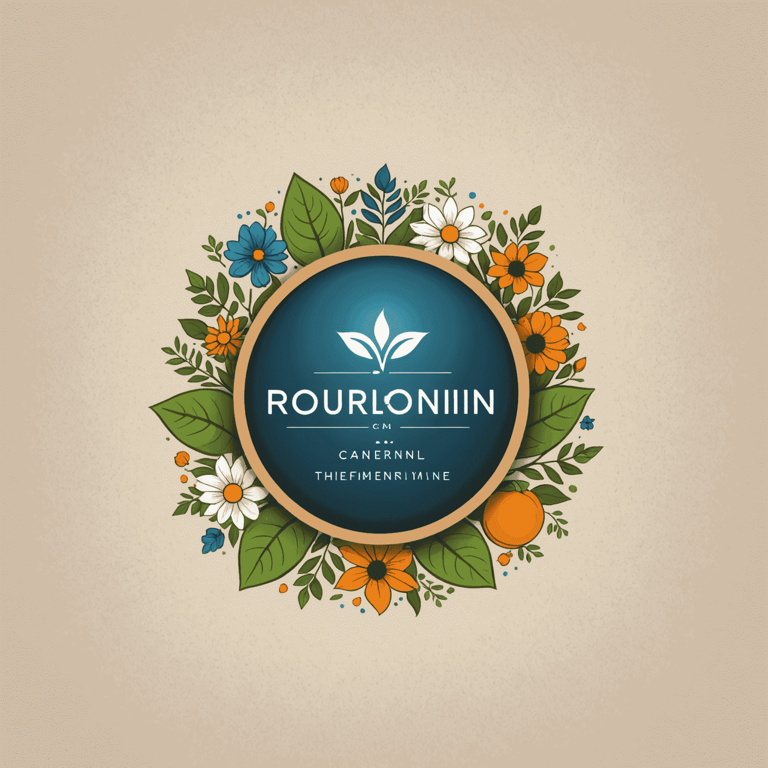 therounin_com Logo - Ein transparentes und inklusives Logo, das Gemeinschaft und Zusammenarbeit symbolisiert