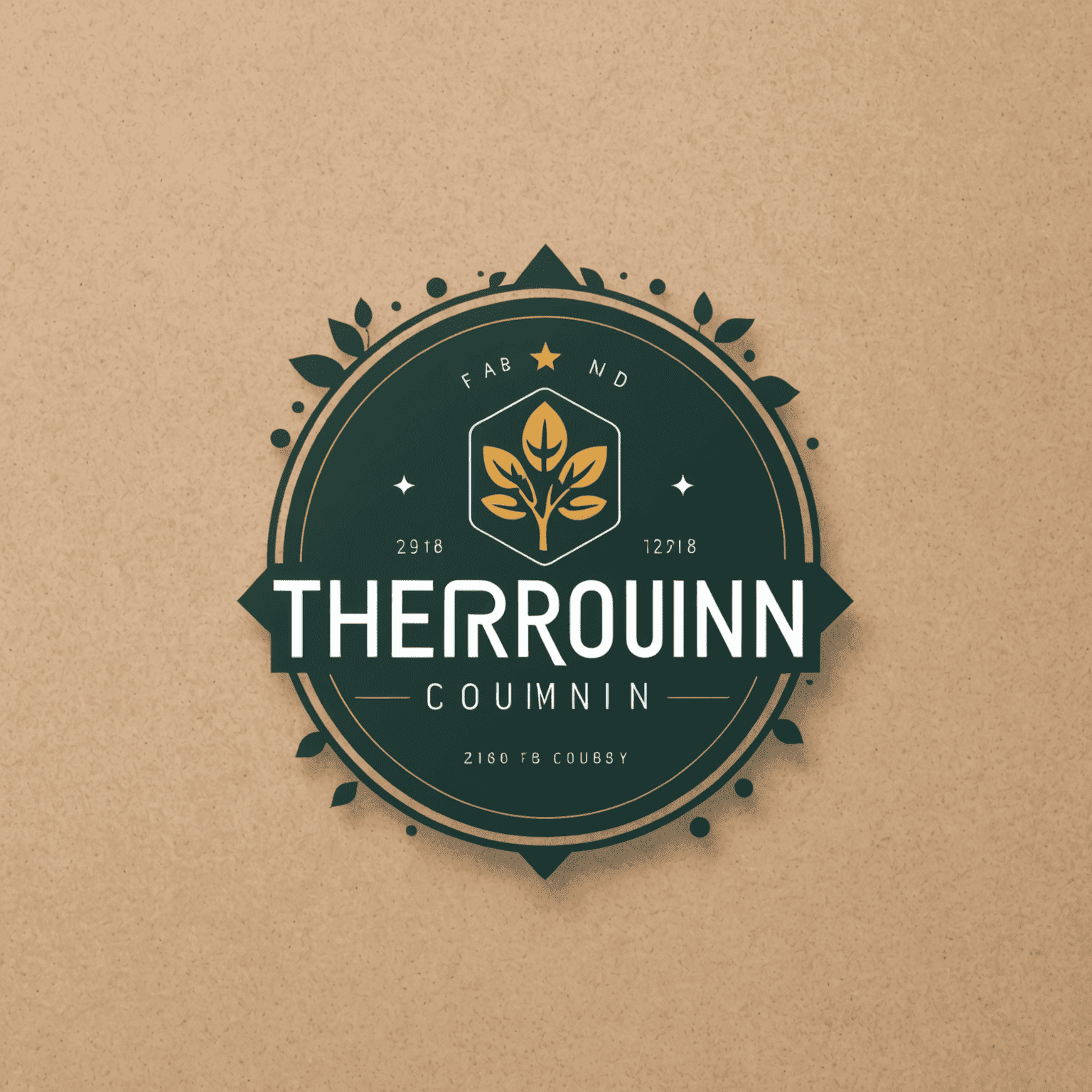 therounin_com Logo - Ein transparentes und inklusives Logo, das Gemeinschaft und Zusammenarbeit symbolisiert