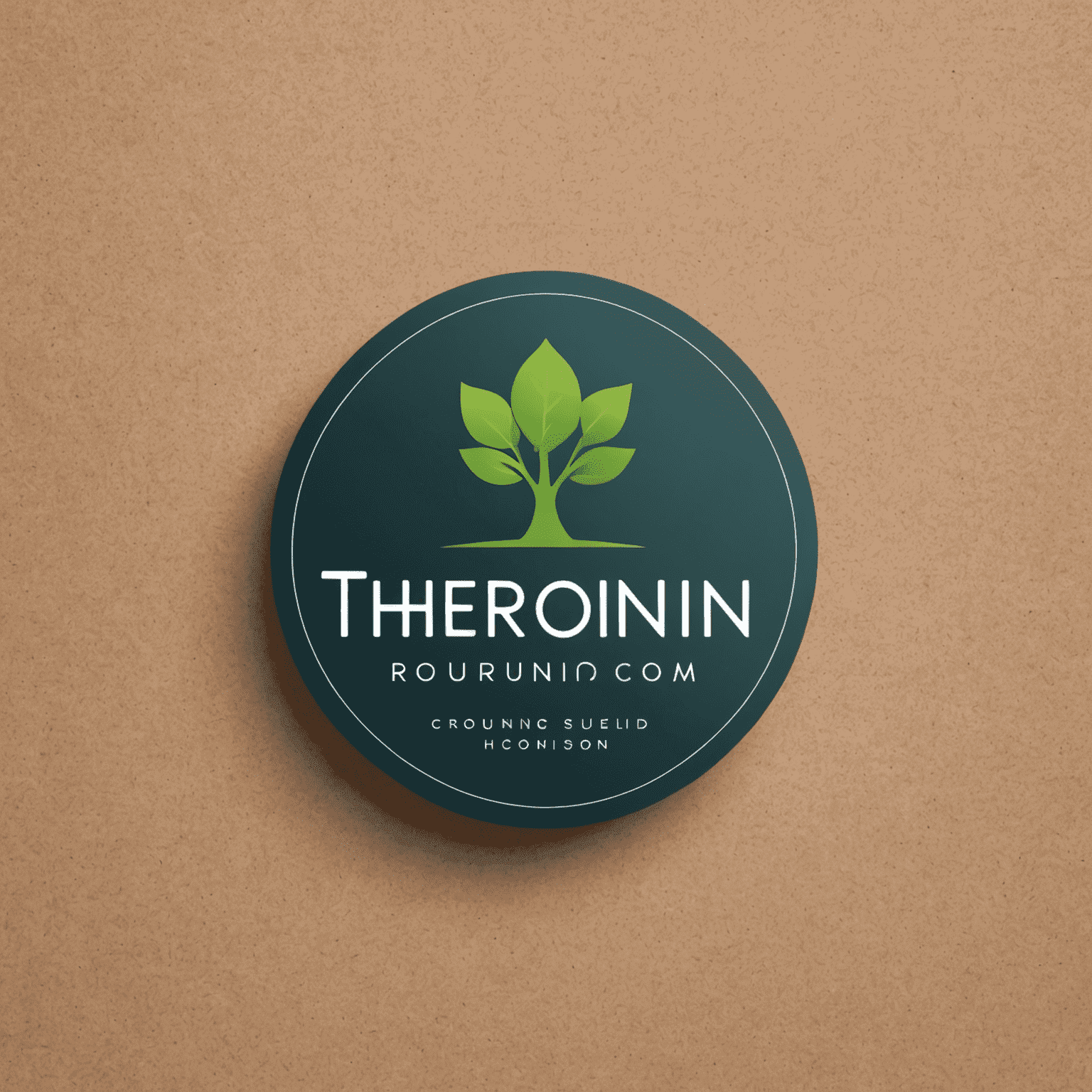 therounin_com Logo - Ein transparentes und inklusives Logo, das Gemeinschaft und Zusammenarbeit symbolisiert