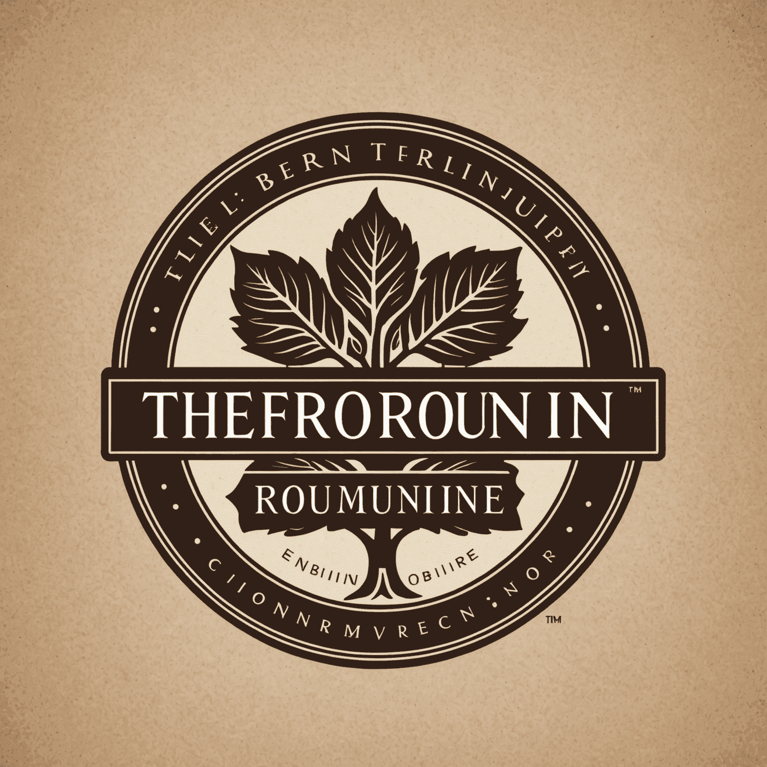 therounin_com Logo - Ein transparentes und inklusives Logo, das Gemeinschaft und Zusammenarbeit symbolisiert